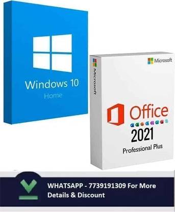 MICROSOFT Windows 10 Home & Office Professional Plus 2021 (1 User/PC, Lifetime Validity)