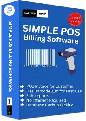 Hargun Shop Simple Pos billing Software Lifetime Validity | Retail Shop Billing Software