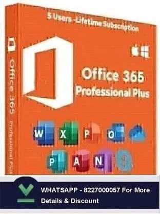 MICROSOFT Office 365 Pro Plus For 5 Users/PC (Lifetime License) + 5TB Onedrive
