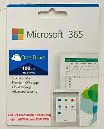 MICROSOFT OfficeSuite 365 for Win/MACOS/iOS/Android(5Users/PC, Lifetime Account)