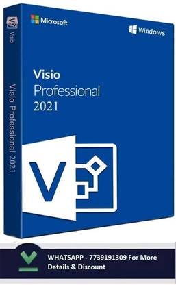 MICROSOFT Visio Professional 2021 (1 User, Lifetime Validity) License Key