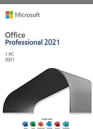 MICROSOFT Office Professional Plus 2021 - 1 USER/PC, Lifetime Validity (Latest Edition)