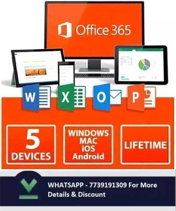 MICROSOFT Office 365 Professional Plus (5 PC/User, Lifetime Validity)