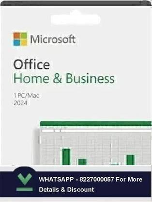 MICROSOFT Office Home & Business 2024 (Lifetime Validity) One-time purchase for 1 PC/MAC