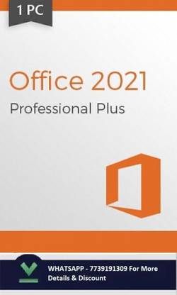 MICROSOFT Office Professional Plus 2021 (1 User, Lifetime Validity) For Windows
