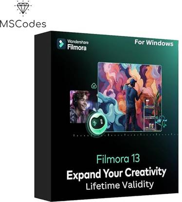 MSCodes Filmora 13 PREMIUM | CHATGPT Built In, Free Upgrade, Lifetime Validity | Window
