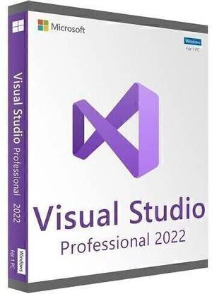 MICROSOFT Visual Studio Professional 2022 for Windows PC (1 User/PC, Lifetime Validity)