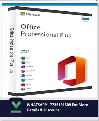 MICROSOFT Office Professional Plus 2021 for Lifetime - 1 User/PC (New Edition)