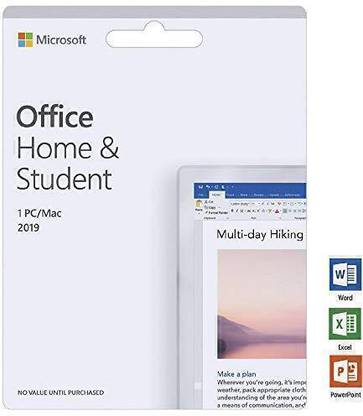 MICROSOFT Home and Student 2019 (Lifetime ) One-time purchase for 1 PC Or Mac