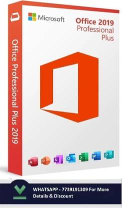 MICROSOFT Office Professional Plus 2019 (1 User/PC ,Lifetime Validity) Product Key
