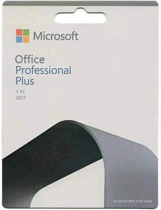 MICROSOFT Office Professional Plus 2021,One-time purchase for 1 PC, Lifetime