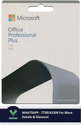 MICROSOFT Office Professional Plus 2021 (Lifetime Validity) One-time purchase for 1 PC