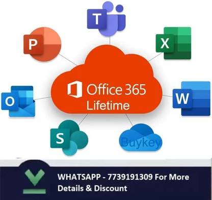 MICROSOFT Office 365 Pro For 5 Users/PC Account (Lifetime Validity)
