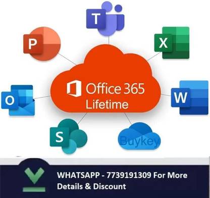 MICROSOFT Office 365 Pro For 5 Users/PC Account (Lifetime Validity)