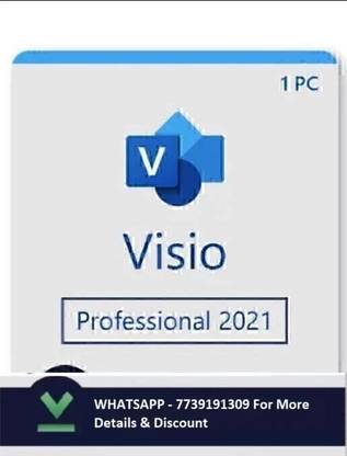 MICROSOFT Visio Professional 2021 (1 User, Lifetime Validity) Activation Key