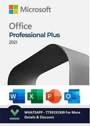 MICROSOFT Office Professional Plus 2021 for Lifetime (1 User/PC, Activation Key)
