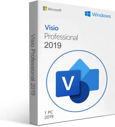 MICROSOFT Visio Professional 2019 For Windows (1 User, Lifetime Validity)