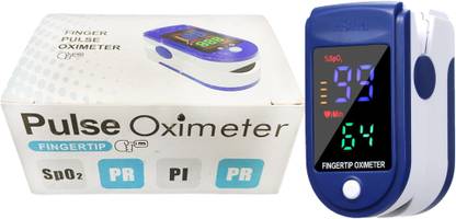 COOL INDIANS Digital Finger Pulse Oximeter for Oxygen & Heart Rate Track Multi-Range Ohmmeter