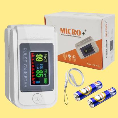 COOL INDIANS Digital Pulse Oximeter Measure SpO2 & Pulse Rate Instantly Pulse Oximeter Multi-Range Ohmmeter