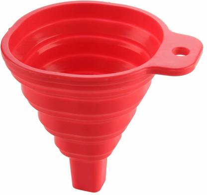ActrovaX Funnel for Liquid Fully Collapsible Silicone Funnel