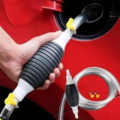 KVVTRADES Car Fuel Transfer Pump Hand Pump Portable Vehicle Oil Pump Kit