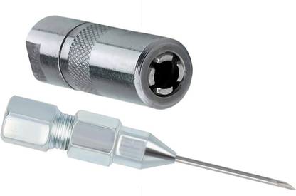 EPITECH MART Grease Gun Adaptor 4 Jaw & Greease Gun Needle Tip Manual Dispenser