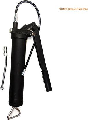 intenzo 500 CC Hand Operated Grease Gun with 18 inch grease Hose Pipe Manual Pump