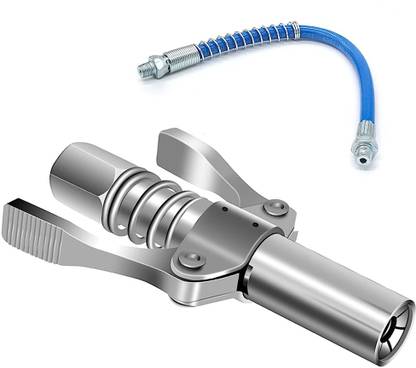 Verilux Grease Gun Coupler Strong Lock Release Grease Coupler Grease Gun Fitting Manual Sprayer