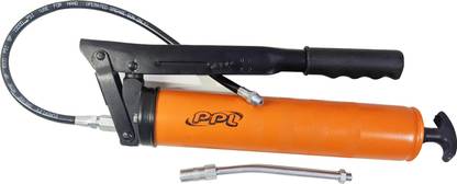 intenzo 500 CC Orange Export Quality Hand Operated Grease Gun With 18 Inch Pipe Hose Manual Pump