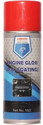 lubato ENGINE GLOSS (P.U. COATING) - High Gloss Finish of Engine Compartment Engine Cleaner