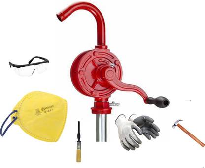 TOOLBUX Rotary Barrel Pump Hand Operated Barrel Pump And Oil Drum Pump Manual Pump