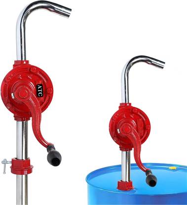 ATC Rotary Manual Hand Oil Steel Barrel Pump Extractor for Drum with Dual Direction Manual Pump