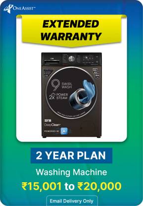 MRP[INR 15,001 to INR 20000] Washing Machine Extended Warranty 2 Years