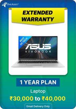 1 Year Extended Warranty for Laptops from Rs. 30,000 to Rs. 40,000