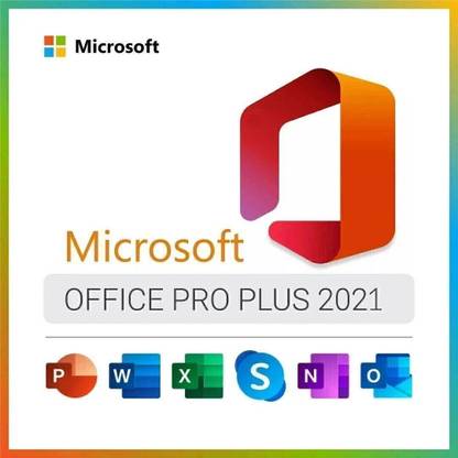 MICROSOFT Office Suit 2021 Professional Plus ( 32/64) Bit Both Support Single 1 User