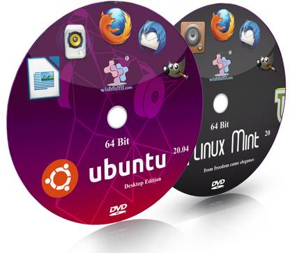 wishfulfil Linux Mint 20 and Ubuntu 20.04 Disc 20 Cinnamon and 20.04 GNOME Live Bootable Installation 64 Bits