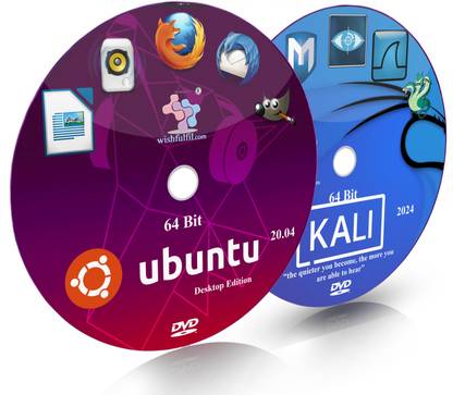 wishfulfil Kali Linux 2024 and Ubuntu 20.04 DVD 2024 XFCE and 20.04 GNOME Live Bootable Installation 64 Bit