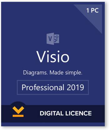 MICROSOFT Visio Professional For Windows 2019 (1 User, Lifetime Validity)