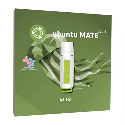 wishfulfil Ubuntu Mate 22.04 Pendrive 22.04 MATE Live Bootable Installation 16GB 64 Bits