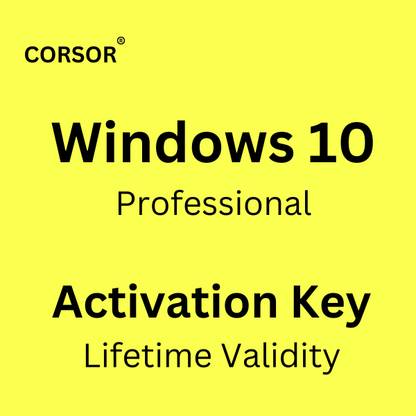 CORSOR WINDOWS 10 Pro Activation Key 32bit & 64bit
