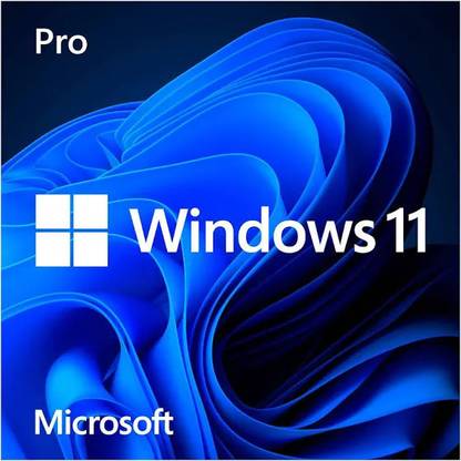 MICROSOFT Windows 11 Pro Retail License (1 User, Lifetime Validity) 32/64 Bit - Retail (New)