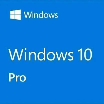 MICROSOFT Windows 10 Professional (1 PC/User, Lifetime) 2025 64 BIT/32 BIT