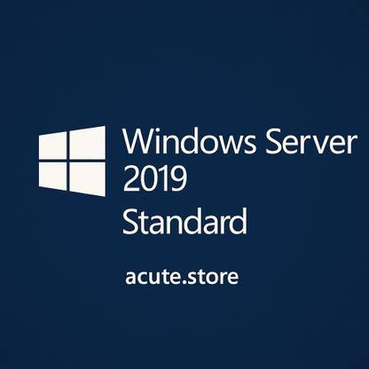 ACUTE.STORE Window Server 2019 Standard Edition Lifetime Retail License Key with Updates 64-Bit