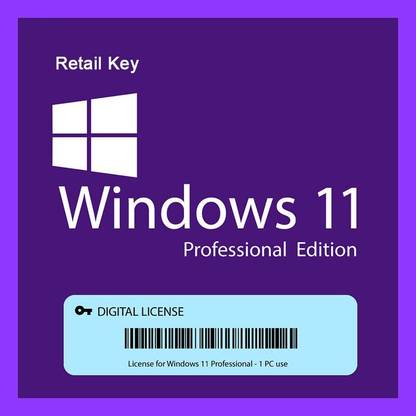 SoftwareXDA Windows 11 Pro | Lifetime Validity | Activation Code only | No CD/DVD 64-bit