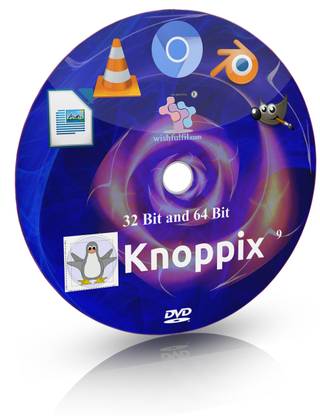 wishfulfil Knoppix 9 Disc 9 LXDE Live Bootable Installation 32 Bits and 64 Bits