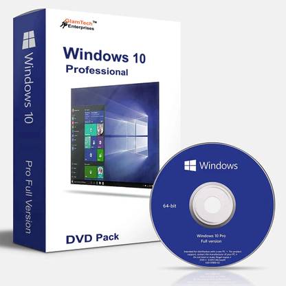 Glamtech Enterprises Windows 10 Pro OEM DVD Pack