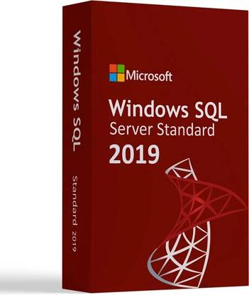 MICROSOFT SQL Server 2019 License Standard (1 User/PC, Lifetime) Activation Key Card
