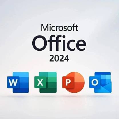 MICROSOFT Office 2024 Professional Plus Updated Latest Edition Lifetime License ( Windows Only Reinstall Supported )