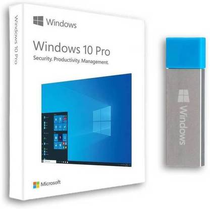 MICROSOFT Windows 10 USB 3.0 Bootable Usb With Activation License Lifetime Bundle Pack 32/64 Bit