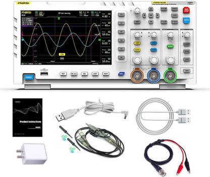 FNIRSI 100Mhz Oscilloscope Built-in DDS Signal Generator, 1GSa/s, 1GB Storage 2 Channel Digital Oscilloscope